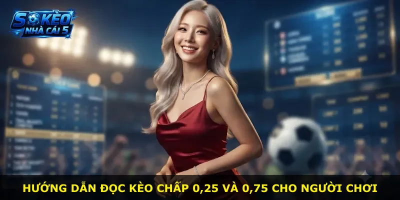 Hướng dẫn đọc kèo chấp 0,25 và 0,75 cho người chơi