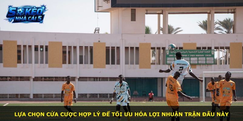 Lựa chọn cửa cược hợp lý để tối ưu hóa lợi nhuận trận đấu này
